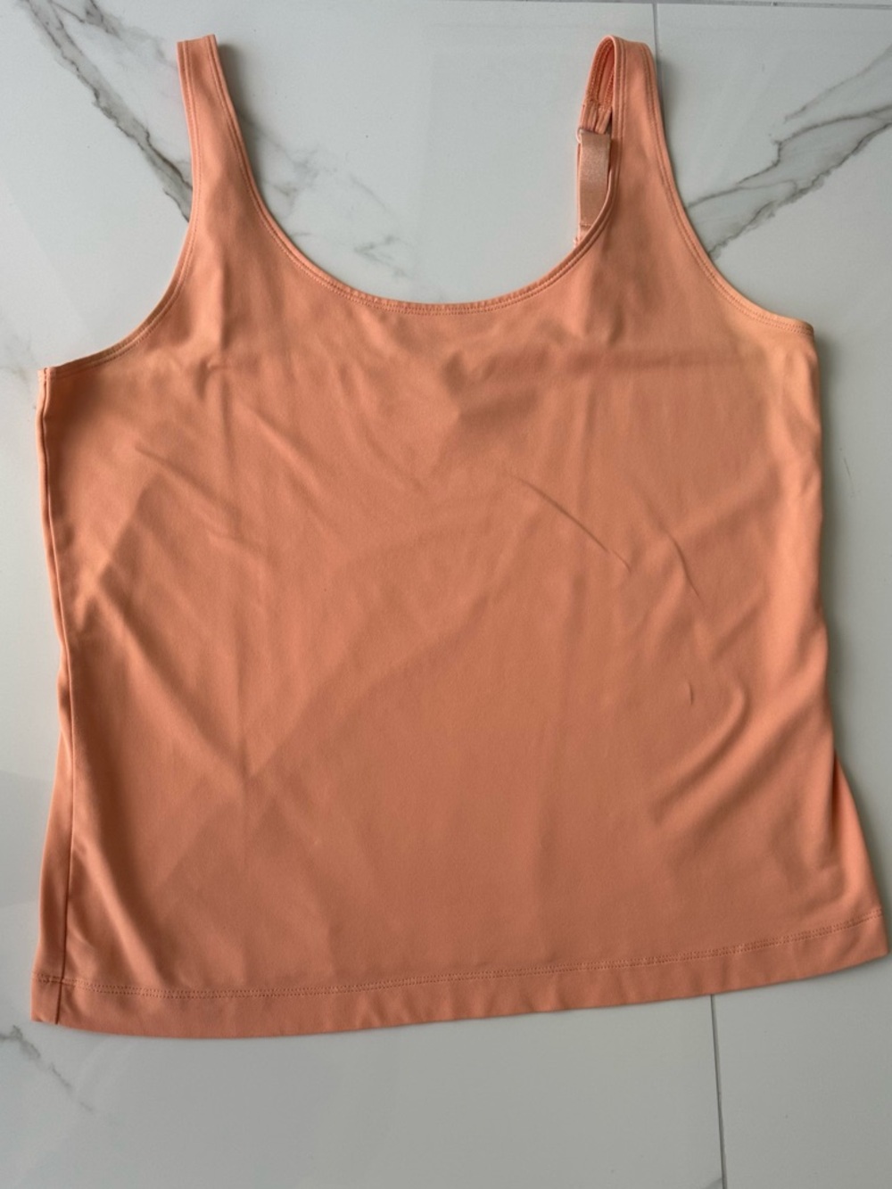 Chico's Adjustable Strap Microfiber Tank Top in Lt. Coral, Sz. L/Chico’s 2